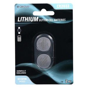 E-Circuit Lithium Button Cell Batteries, 2-ct. Pack